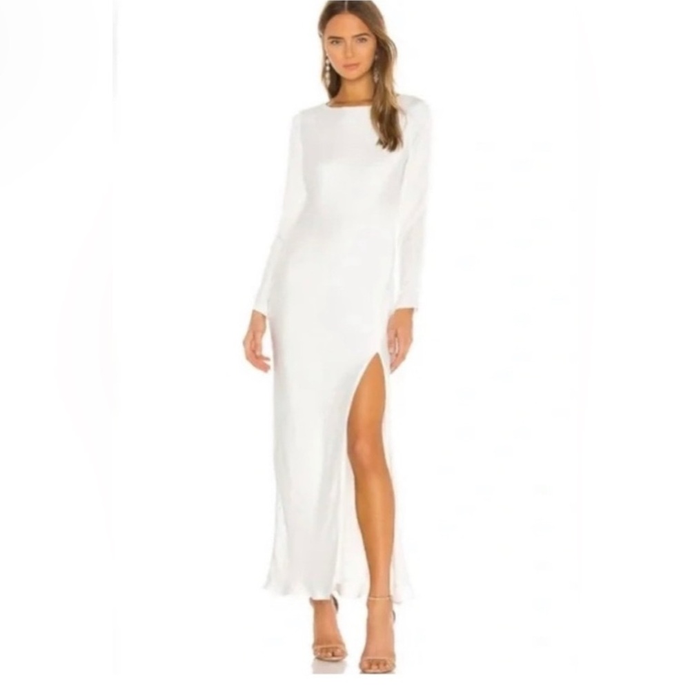 NWT Bardot River Bias Dress In Orchid (White) - XS US / 8 AU